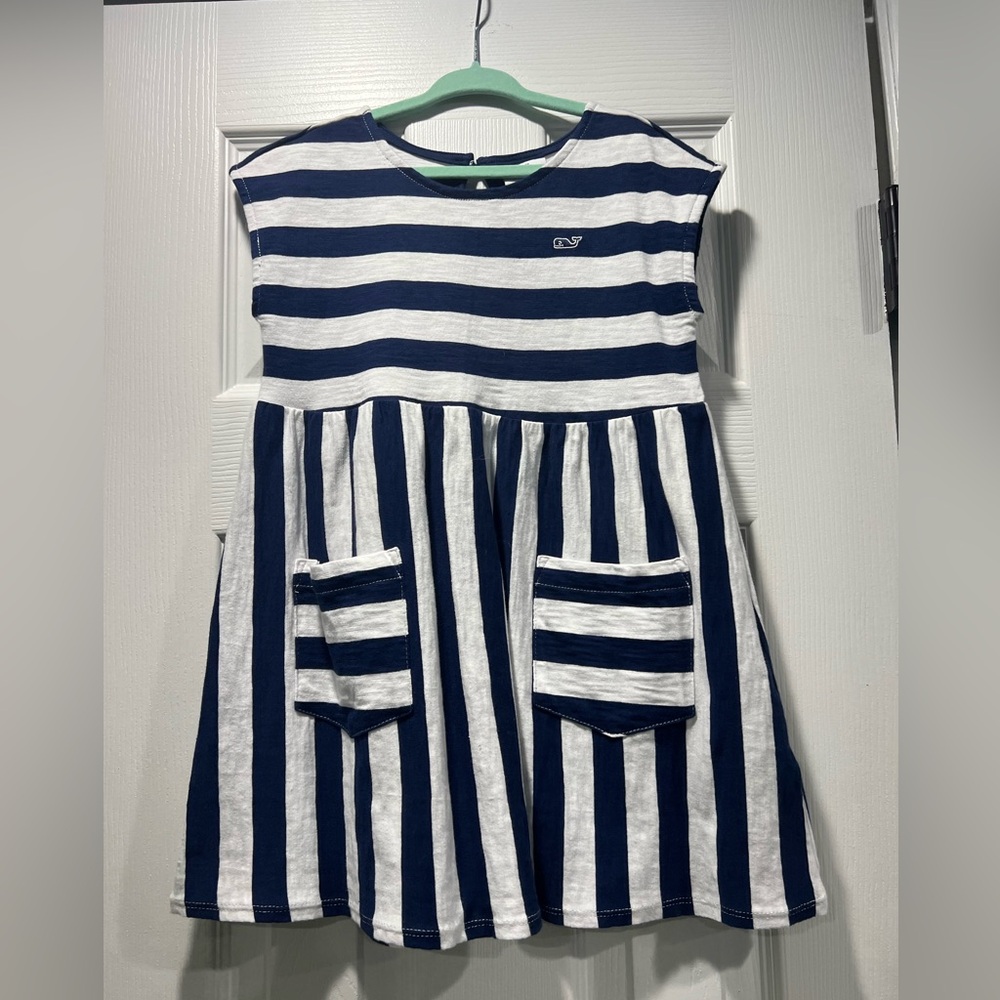 Vineyard Vines for Target, Size 4T, Striped Navy and White Kids Dress